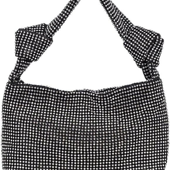 Rhinestone Purses for Women Sparkly Evening Handbag Bling Hobo Bag Eveningbag si - Picture 1 of 4